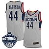 Andre Jackson Jersey #44 UConn Huskies 2023 National Champions College Basketball Gray