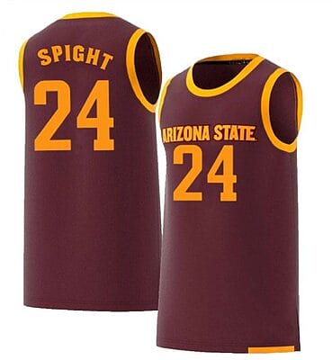 Andre Spight Jersey Arizona State Sun Devils College Basketball Red #24