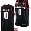 Anthony Black Jersey #0 Arkansas Razorbacks College Basketball 100 Season Black