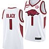 Anthony Black Jersey #1 Arkansas Razorbacks College Basketball Five-Star White