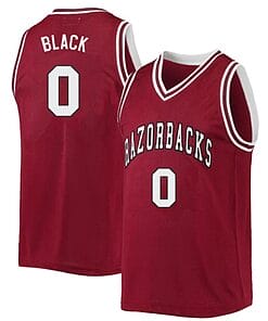 Anthony Black Jersey #0 Arkansas Razorbacks College Basketball Red