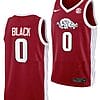 Anthony Black Jersey #0 Arkansas Razorbacks College Basketball Road Red