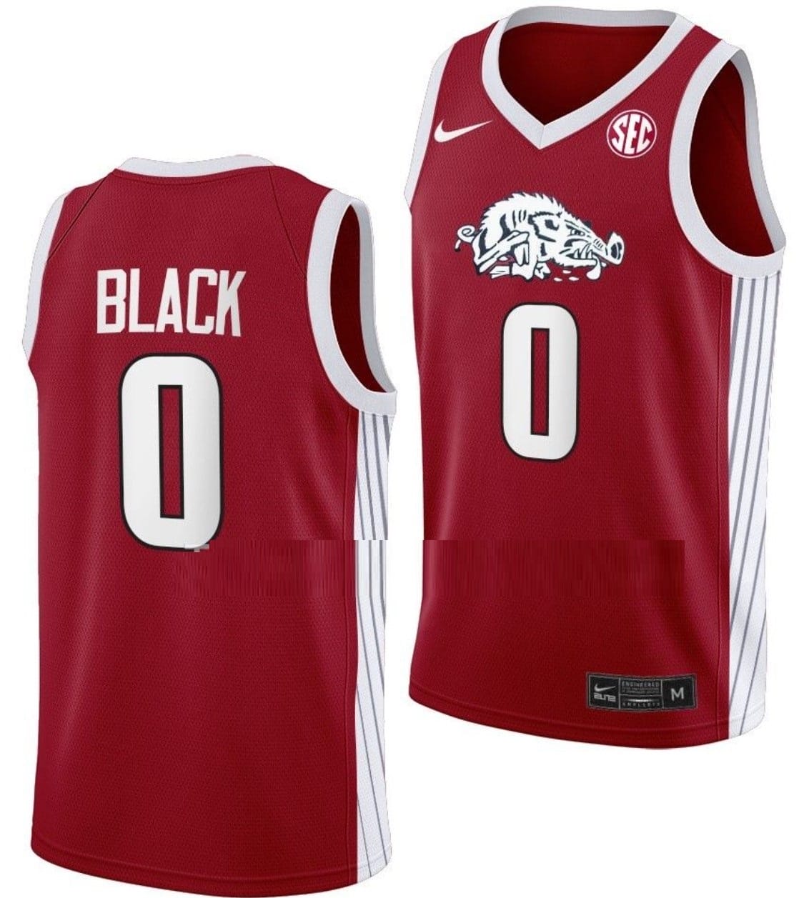 Anthony Black Jersey #0 Arkansas Razorbacks College Basketball Road Red