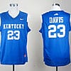 Anthony Davis Jersey #23 Kentucky Wildcats NCAA Basketball Blue