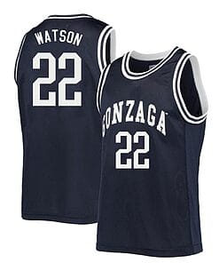 Anton Watson Jersey #22 Gonzaga Bulldogs College Basketball Black