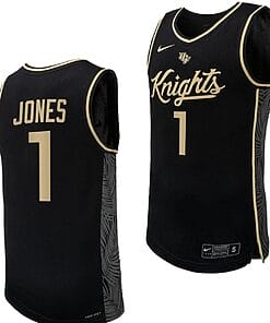 Antwann Jones Jersey #1 UCF Knights Replica College Basketball Uniform Black