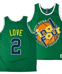 Arizona Wildcats Caleb Love Jersey #2 1997 NCAA Champions Final Four Green