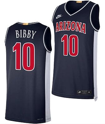 Arizona Wildcats Mike Bibby Jersey #10 Limited Retro Basketball 2023-24 Navy