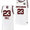 Aubryanna Hall Jersey #23 South Carolina Gamecocks College Basketball White