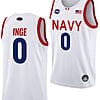 Austin Inge Jersey #0 Navy Midshipmen NASA-Themed Basketball uniform 2023-24 White