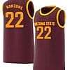 Austin Ronzone Jersey Arizona State Sun Devils College Basketball Red #22
