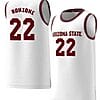 Austin Ronzone Jersey Arizona State Sun Devils College Basketball White #22