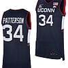 Ayanna Patterson Jersey #34 UConn Huskies College Basketball Navy Replica