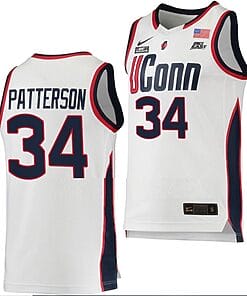 Ayanna Patterson Jersey #34 UConn Huskies College Basketball White Replica