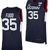 Azzi Fudd Jersey #35 UConn Huskies College Basketball Navy Replica