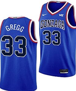 Ben Gregg Jersey Gonzaga Bulldogs
