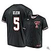 Brian Klein Jersey #5 Texas Tech Red Raiders Baseball NCAA College Black Alumni