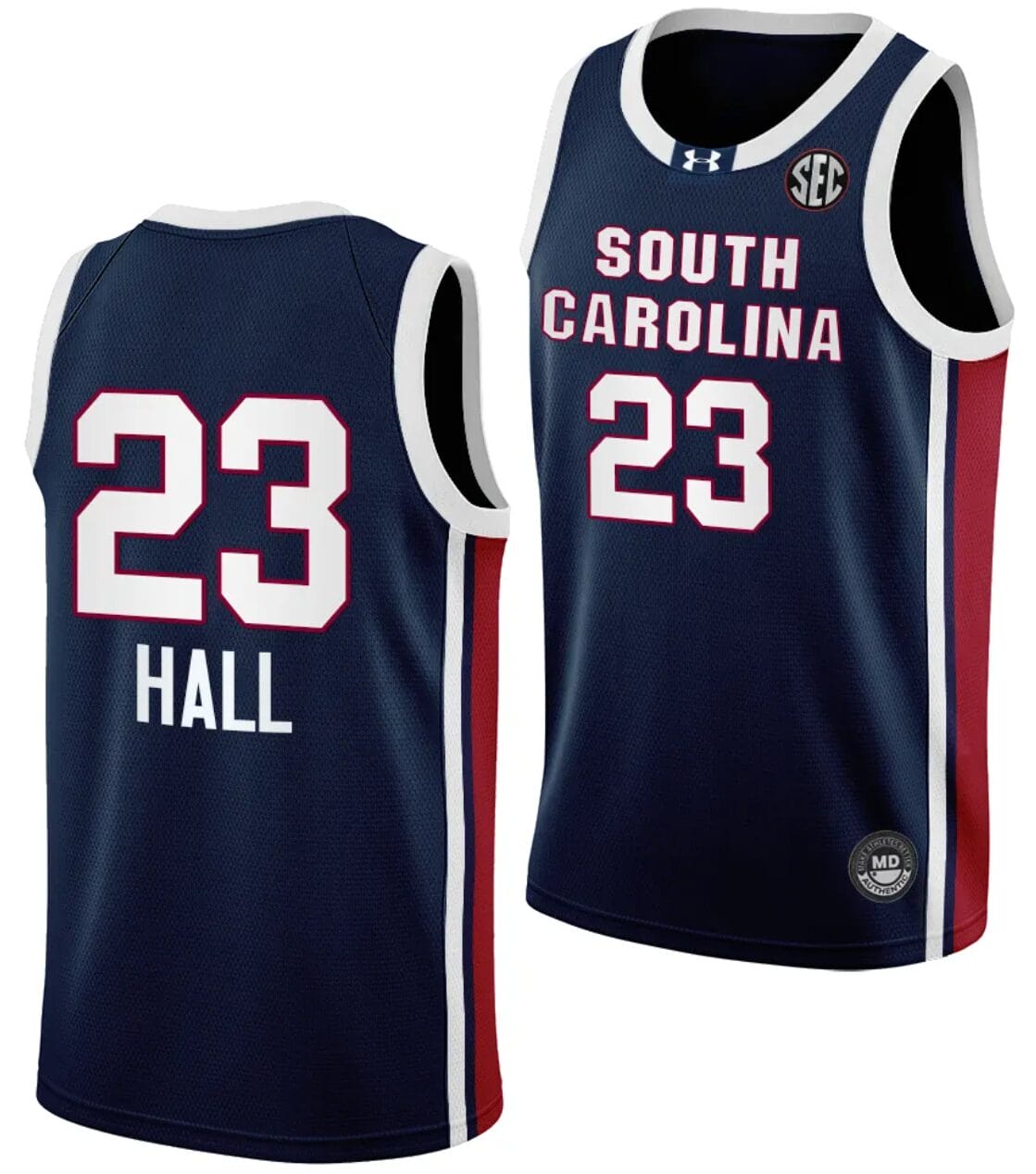 Bree Hall Jersey #23 South Carolina Gamecocks College Basketball 2023-24 Away Black