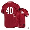 Brady Lindsly Jersey #40 Oklahoma Sooners Baseball NCAA College Red Elite Alumni