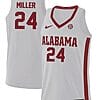 Brandon Miller Jersey Alabama Crimson Tide College Basketball Replica White #24