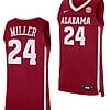Brandon Miller Jersey Alabama Crimson Tide College Basketball Crimson #24