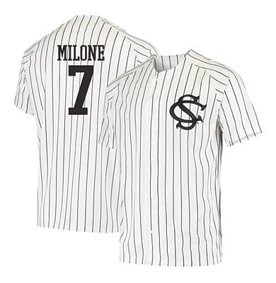 Brennan Milone Jersey #7 South Carolina Gamecocks Baseball NCAA College White Alumni