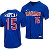 BT Riopelle Jersey #15 Florida Gators College Baseball Full-Button Royal