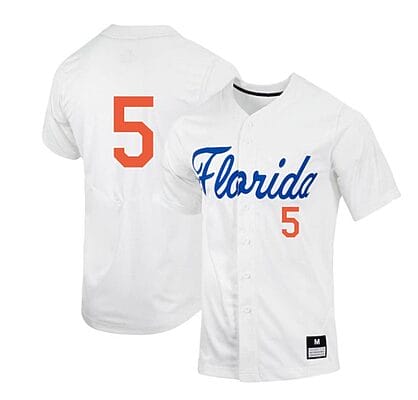 Brandon Sproat Jersey #5 Florida Gators Baseball NCAA College White Alumni