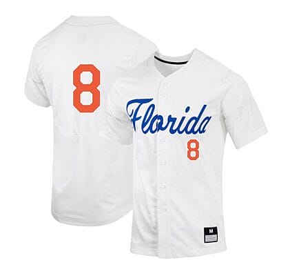 Brandon Sproat Jersey #8 Florida Gators Baseball NCAA College White Alumni