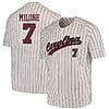 Brennan Milone Jersey #7 South Carolina Gamecocks Baseball NCAA College White Red Stripe Alumni
