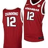 Barry Dunning Jersey #12 Arkansas Razorbacks College Basketball Cardinal