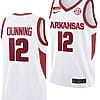 Barry Dunning Jersey #12 Arkansas Razorbacks College Basketball Equality White