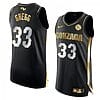 Ben Gregg Jersey #33 Gonzaga Bulldogs College Basketball Black