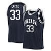 Ben Gregg Jersey #33 Gonzaga Bulldogs College Basketball Navy