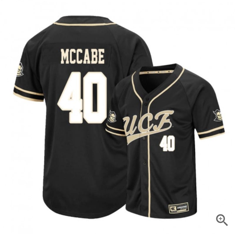 Ben McCabe Jersey #40 UCF Knights Baseball NCAA College Black Alumni
