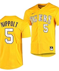 Ben Nippolt Jersey #5 Lsu Tigers Baseball NCAA College Vapor Untouchable Elite Gold