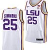 Ben Simmons Jersey #25 LSU Tigers College Basketball Limited White