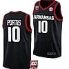 Bobby Portis Jersey #10 Arkansas Razorbacks College Basketball 100 Season Black