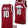 Bobby Portis Jersey #10 Arkansas Razorbacks College Basketball 100 Season Limited Red