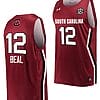 Brea Beal Jersey #12 South Carolina Gamecocks College Basketball Wine