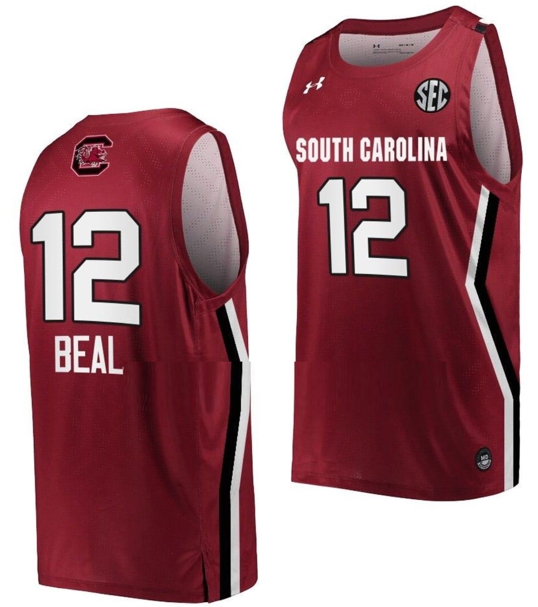 Brea Beal Jersey #12 South Carolina Gamecocks College Basketball Wine