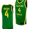 Brennan Rigsby Jersey #4 Oregon Ducks Replica College Basketball uniform Green