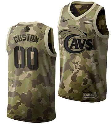 Custom Virginia Cavaliers Jersey Name and Number College Basketball Desert Camo