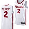 Collin Sexton Jersey Alabama Crimson Tide College Basketball White #2