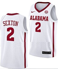 Collin Sexton Jersey Alabama Crimson Tide College Basketball White #2