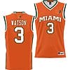 Christian Watson Jersey #3 Miami Hurricanes NIL College Basketball Lightweight Orange