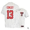 Cal Conley Jersey #13 Texas Tech Red Raiders Baseball NCAA College White Alumni