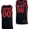 Custom San Diego State Aztecs Jersey Name and Number College Basketball Black