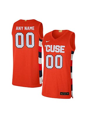 Custom Syracuse Orange Jersey College Basketball Name and Number Elite Orange