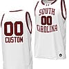 Custom South Carolina Gamecocks Jersey Name And Number Basketball Throwback Replica White